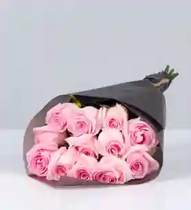 Ramo De Rosas Rosadas Sencillas