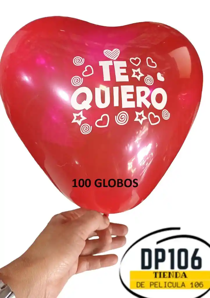 Globos Te Quiero X 100 Und R10