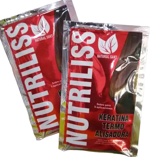 Tratamiento Capilar Nutriliss Keratina Natural Sant X15 Ml