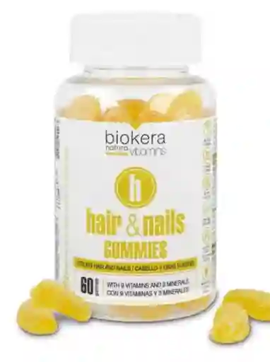 Gomitas Biokera Vitamins 60unds Crecimiento Capilar