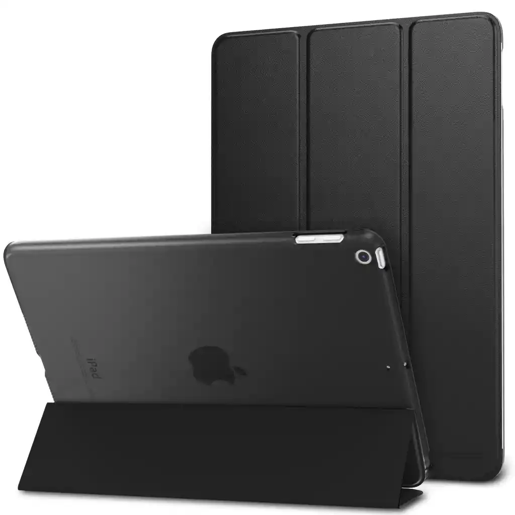 Estuche Para Ipad Mini 1 2 3 Smart Case + Protector De Pantalla Cerámico_ Negro