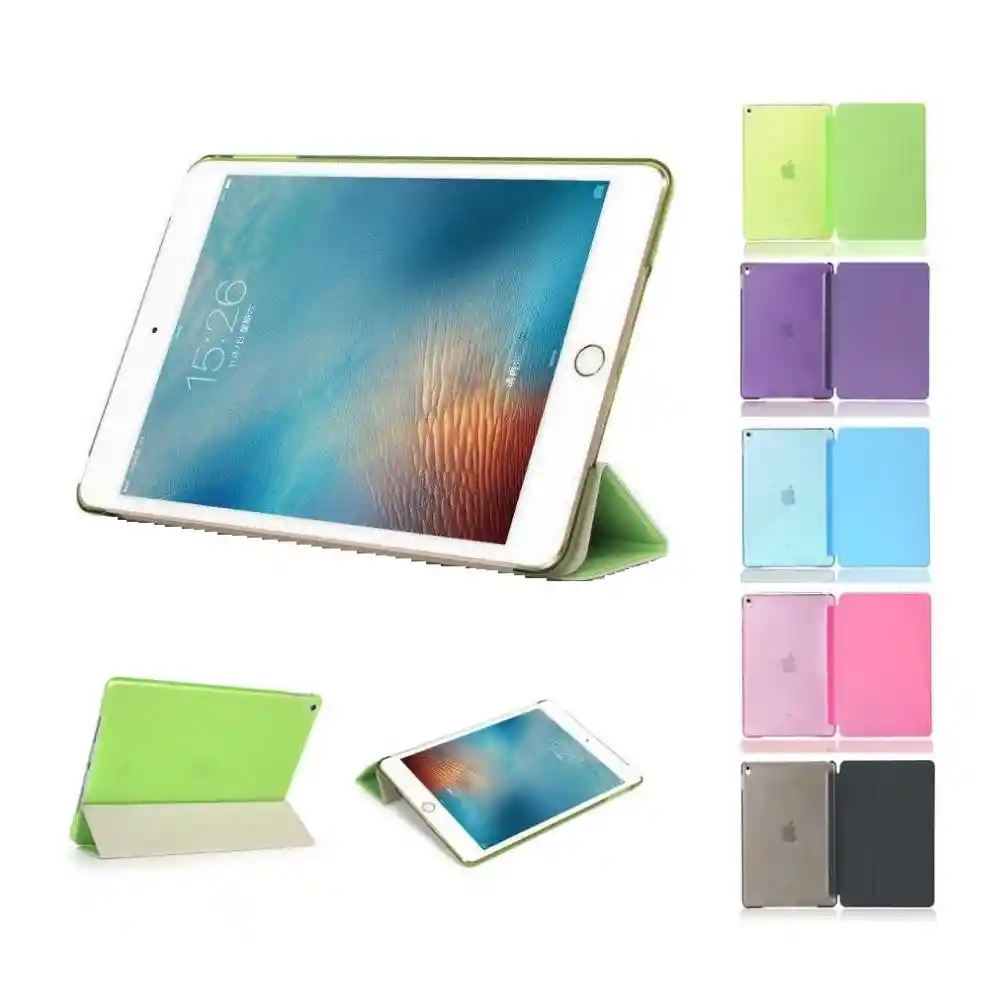 Estuche Para Ipad Mini 1 2 3 Smart Case + Protector De Pantalla Cerámico_ Verde