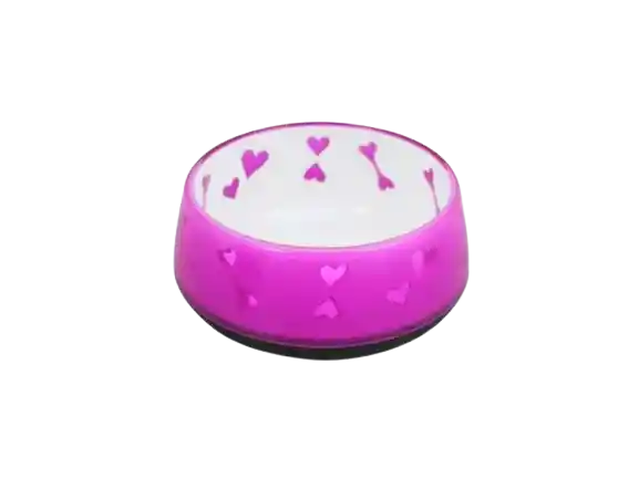 Dog Love Bowl-pink-m