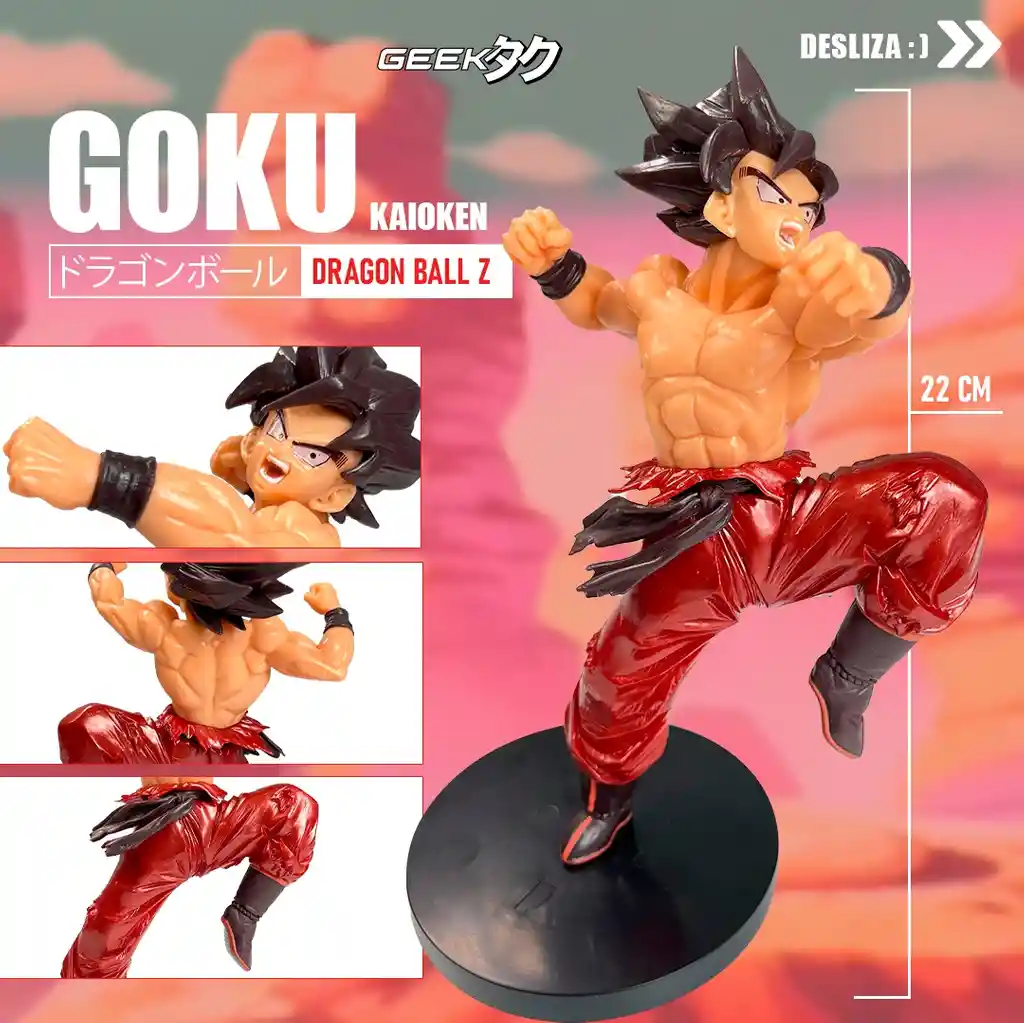 Goku Kaioken Figura Anime