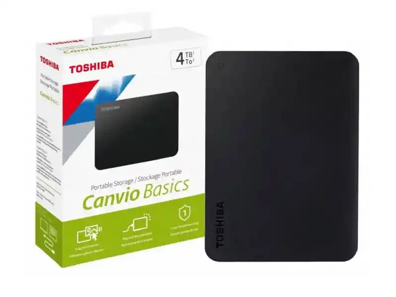 Disco Duro Externo Toshiba 4 Tb Tera Canvio Basics