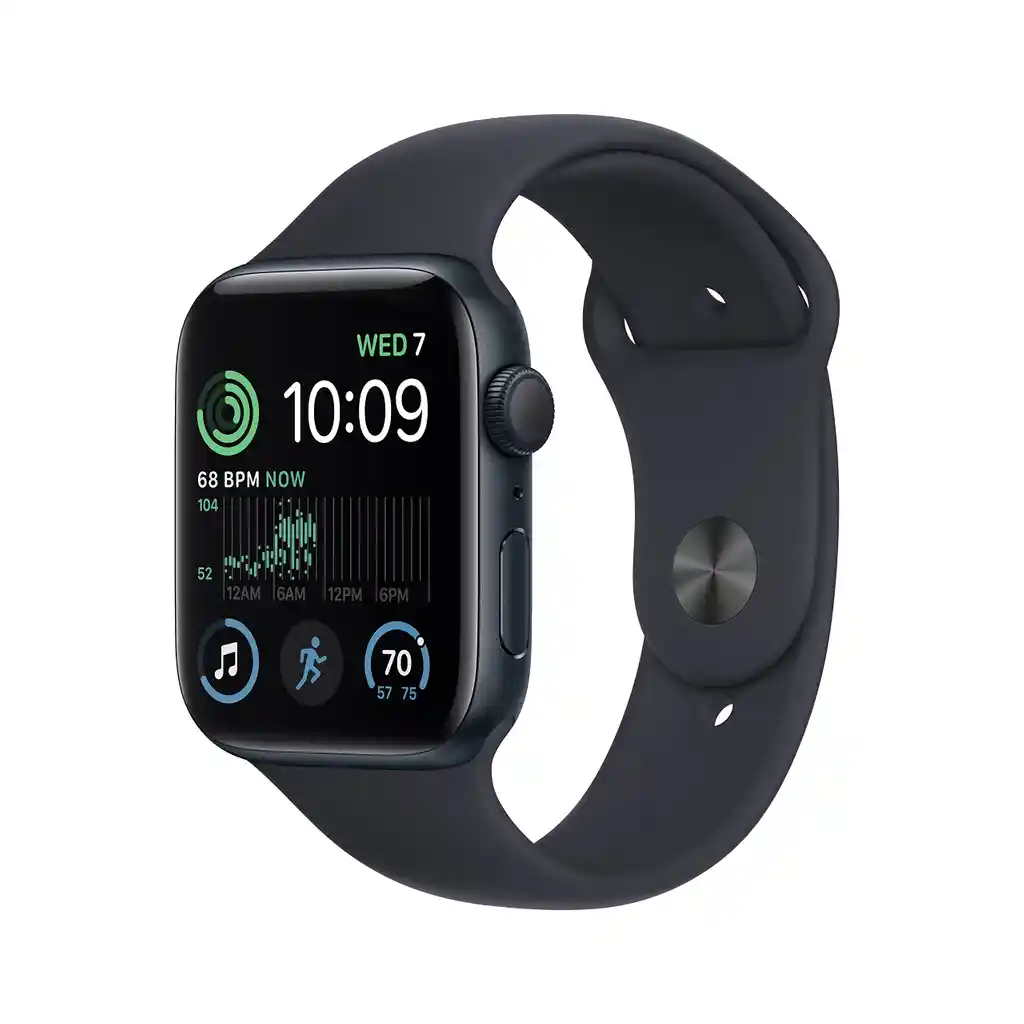 Apple Watch Se 44mm (gen 2) Midnight S/m Mre73ll/a