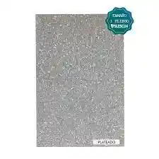 Fomy 1/8 Escarchado Plateado