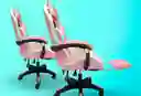 Silla Gamer Ergonomica Rosa/blanco En Oferta