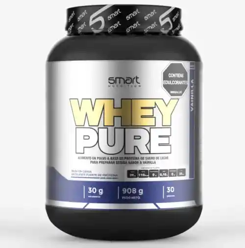 Whey Proteina En Polvo Smart Nutrition 2lb Gym Vainilla