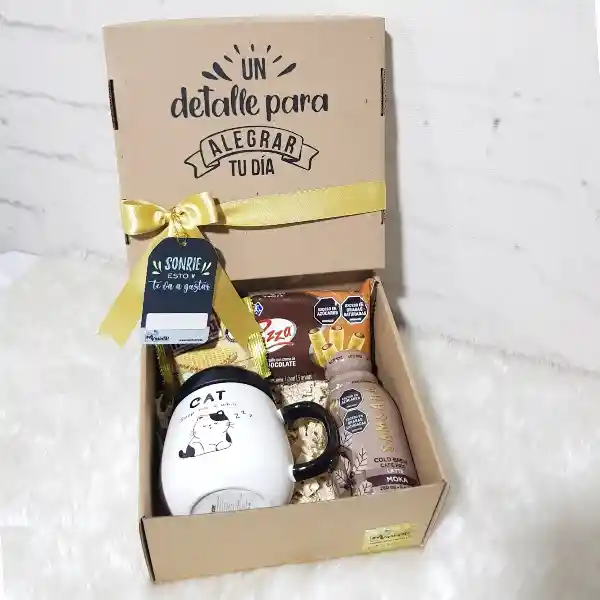 Box Mug Gato Tapa Orejas