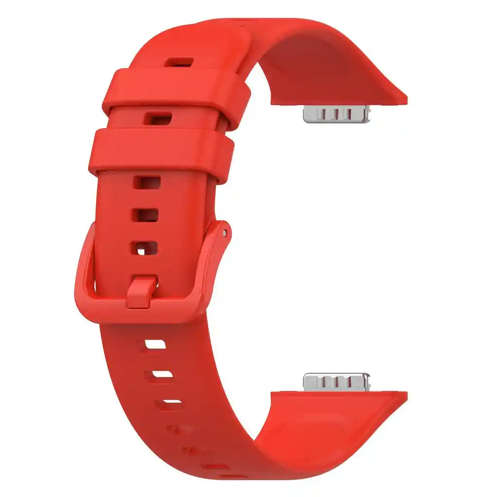 Correa Manilla Para Huawei Watch Fit 2 / Active Classic / Elegant Rojo