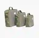 Kit Estuches Viajeros X 3 Verde Militar