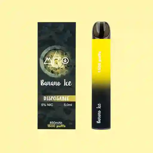 Vaporizador Mijovape 1500 Puffs Banana Ice