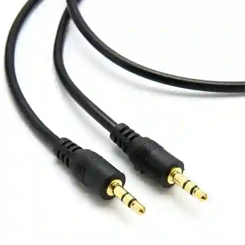 Cable Auxiliar De Audio Estéreo Plug 3.5mm 1x1 De 3 Metros