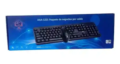 Combo Teclado Y Mouse De Cable Usb Marca Aaa