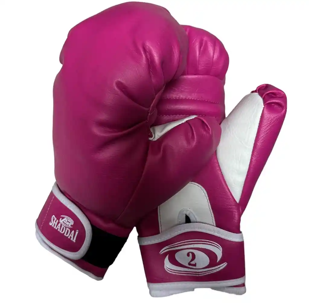 Kit Saco Boxeo Multidiseños + Guantes Para Niño, (infantil) Fucsia