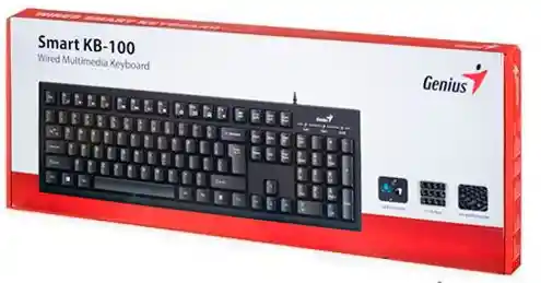 Teclado Usb Multimedia Genius Smart Kb-100 Usb Esp.