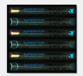 Superstick Gato Barra Salmon Y Trucha X Unidad