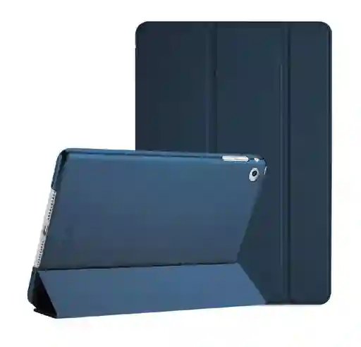 Estuche Para Ipad 9.7 5ta Y 6ta Generación + Protector De Pantalla Cerámico_ Azul Oscuro