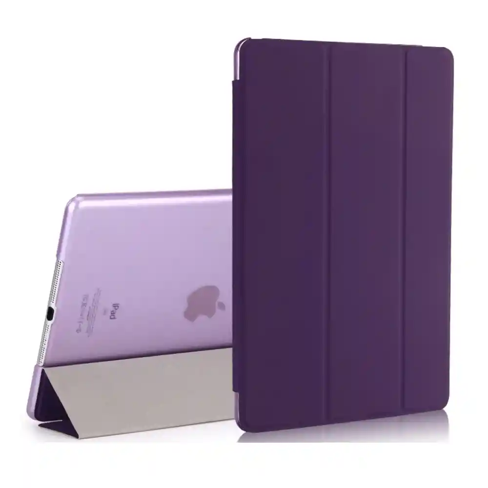 Estuche Para Ipad 9.7 5ta Y 6ta Generación + Protector De Pantalla Cerámico_ Morado