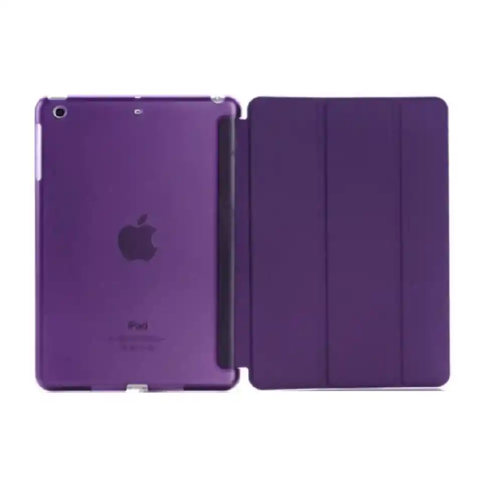 Estuche Para Ipad 9.7 5ta Y 6ta Generación + Protector De Pantalla Cerámico_ Morado