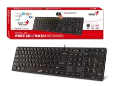 Teclado Usb Multimedia Genius Slimstar 126 Español.