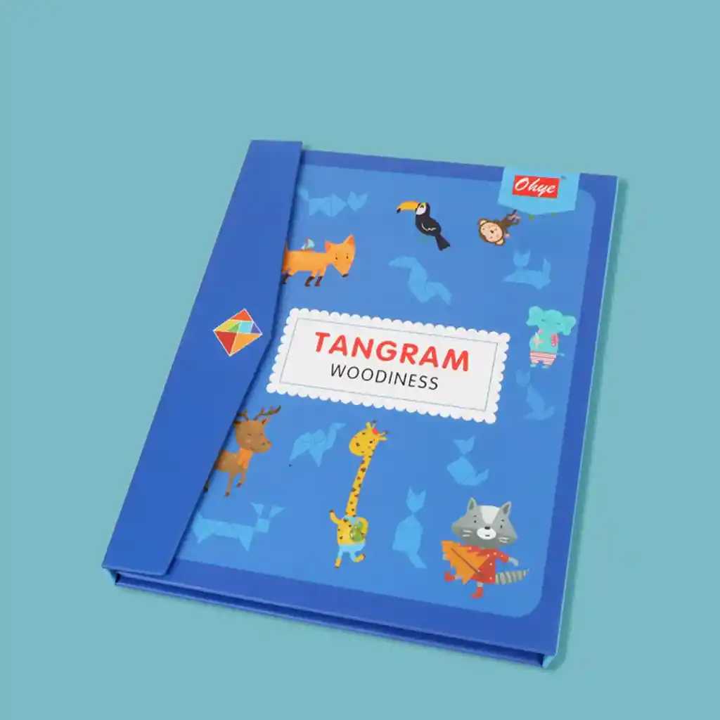 Tangram De Tablero En Forma 3d Montessori Para Niños