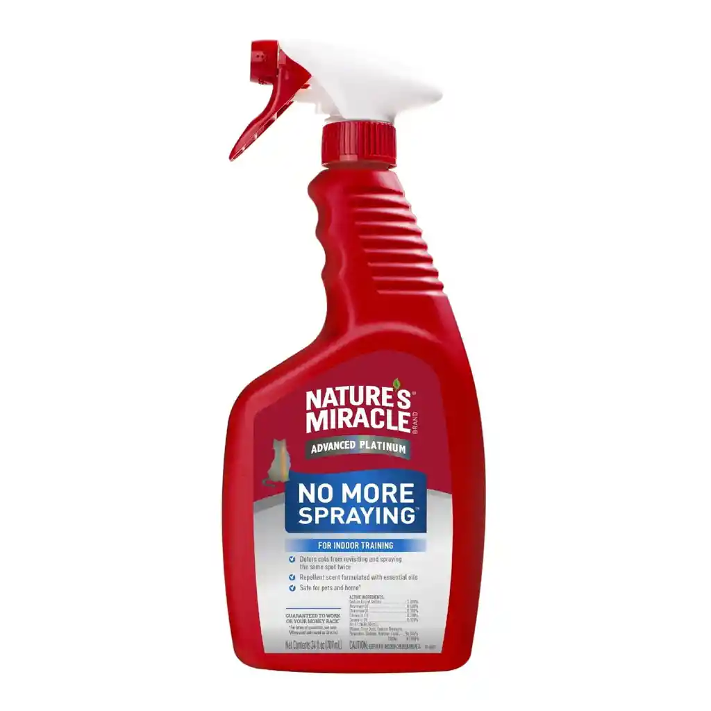 Nature Miracle Advanced No More Spraying Natural Repellent For Cats 24 Oz