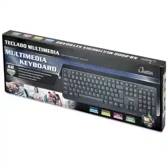 Teclado Usb Multimedia Omega Kb-2000 Español.