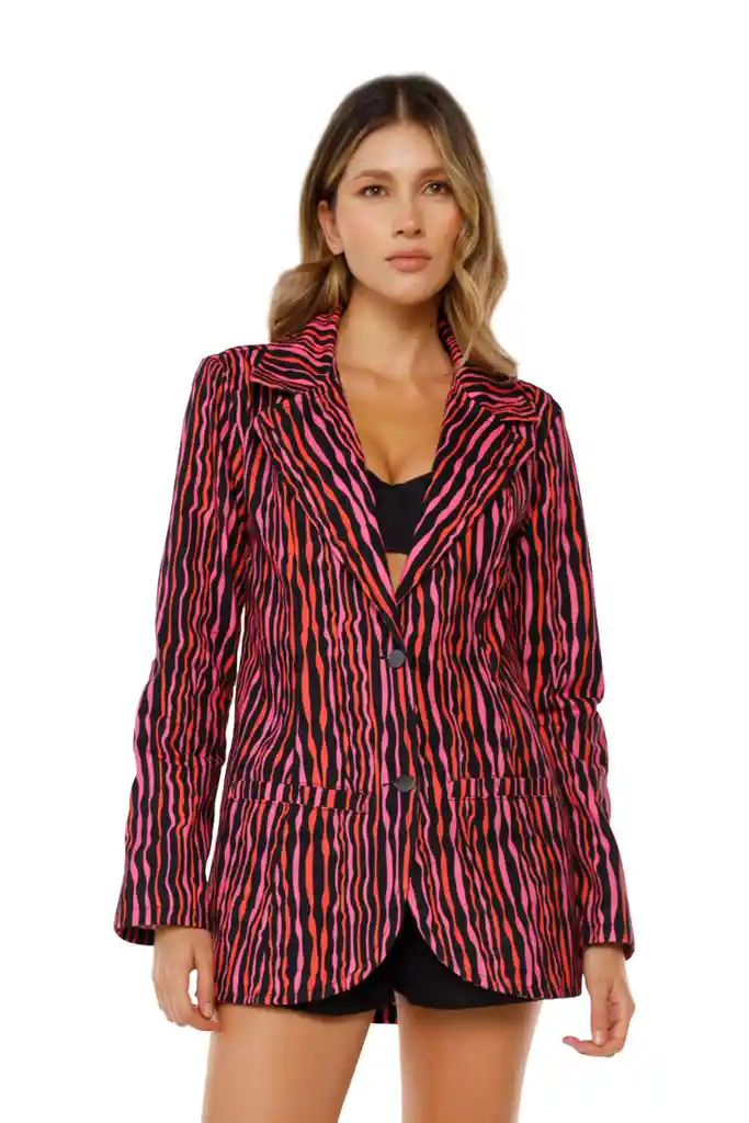 Blazer Debby Zebra Fucsia S