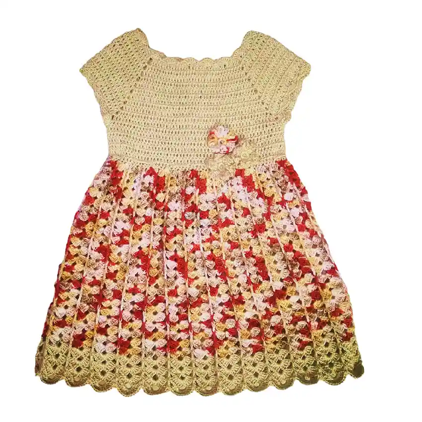 Vestido Para Bebe Tejido A Mano Ropa Para Bebes