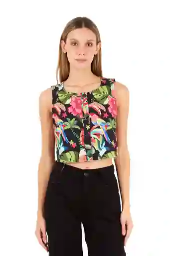 Top Malfi Zebra Fucsia S