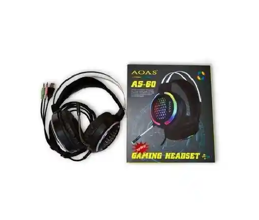 Diadema Gamer Rgb Aoas As-60