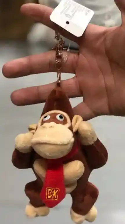 Llavero Peluche Motivo Donkey Kong Super Mario