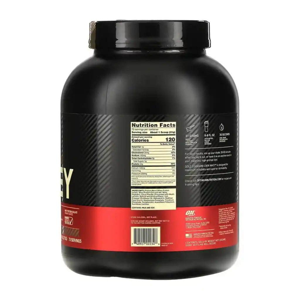 Whey Gold Standard 5lb - Optimum Nutrition - Chocolate