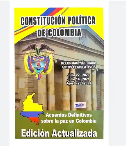 Libro Nueva Constitucion Politica De Colombia Edicion Actulizadad Utiles Escolares