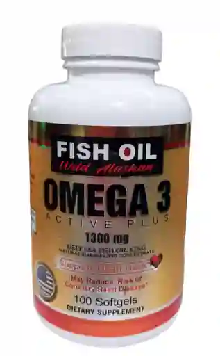 Omega 3 Fish Oil 100 Softgels