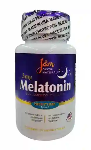 Melatonin 3mg Distri Naturales 50 Soflgels