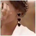 Aretes | Cascada De Corazones Bohemios