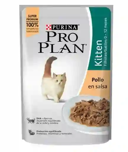 Proplan Kitten Pollo En Salsa