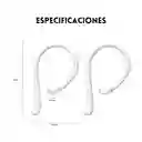 Gancho Anticaída Para Airpods Color Blanco