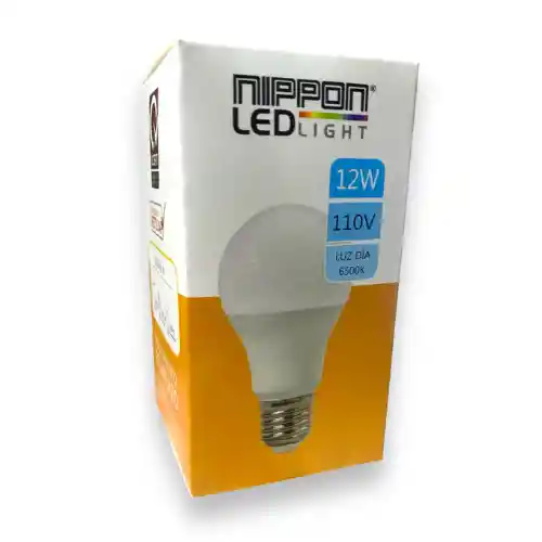Bombillo Led 12w E27 6500k Luz Blanca Nippon