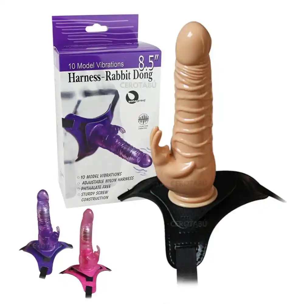 Arnes Sexual Con Vibración Harness Dildo Consolador Clítoris