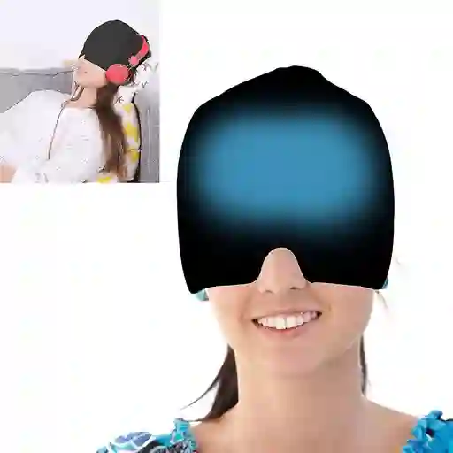 Gorro Gel Compresa Calor Y Frio Alivio Migraña Dolor Cabeza