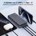 Cargador 1hora Gar158 Usb-c Portátil Con Cable