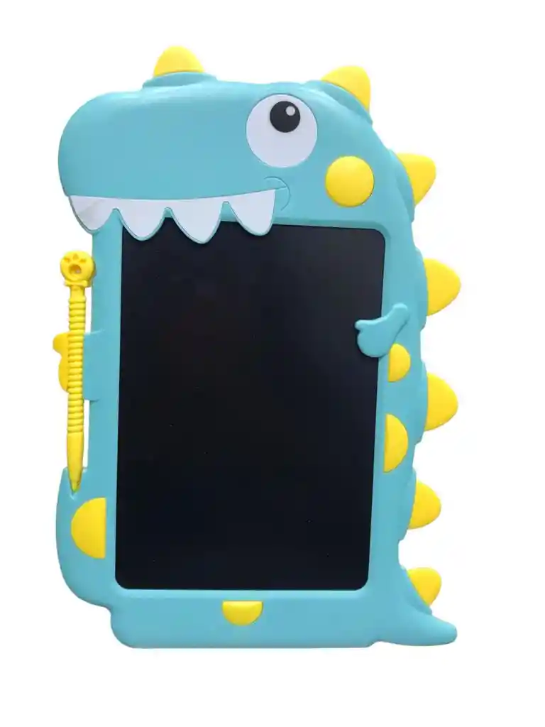 Tablero Magico Lcd Tabla Escritura Dibujo Para Niños Dino Azul