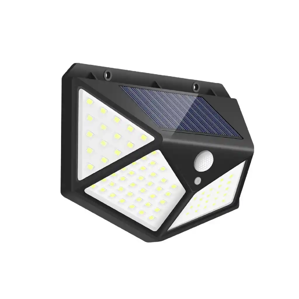 Lampara Panel Solar Sensor Movimiento Para Exterior 3 Tonos