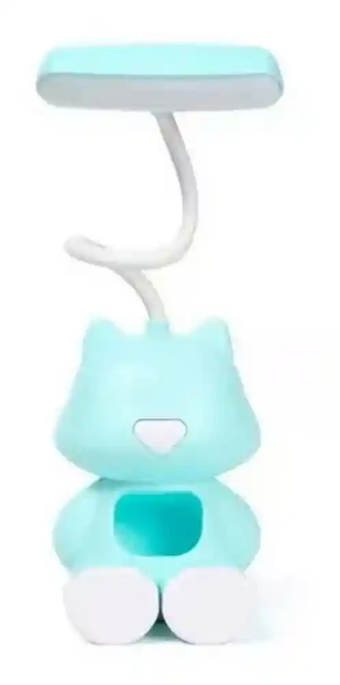 Lampara Gato Minino Gatito 3d Recargable Mesa