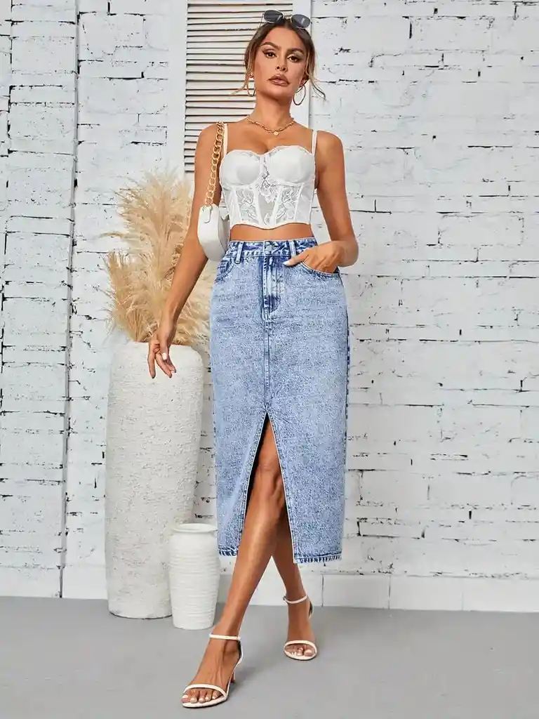 Falda Jean Denim