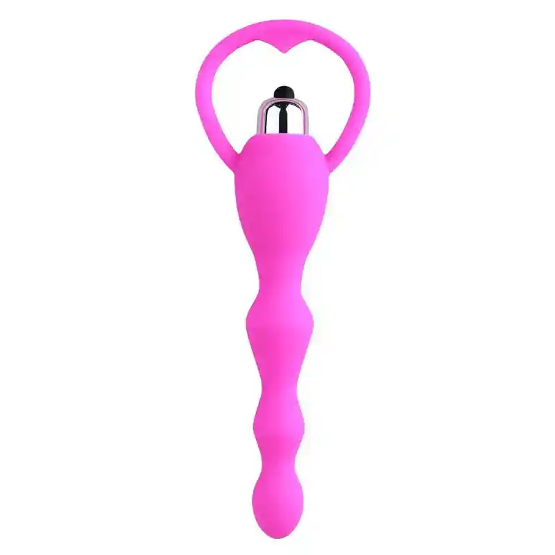 Plug Anal Vibrador Silicona Juguete Sexual 26495-16